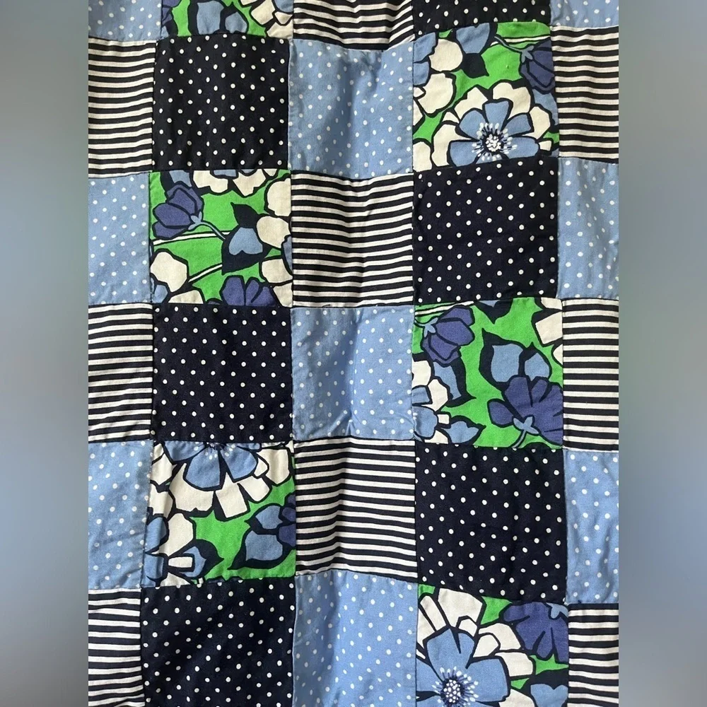 Gymboree size 6 patchwork navy/blue/green sundress
